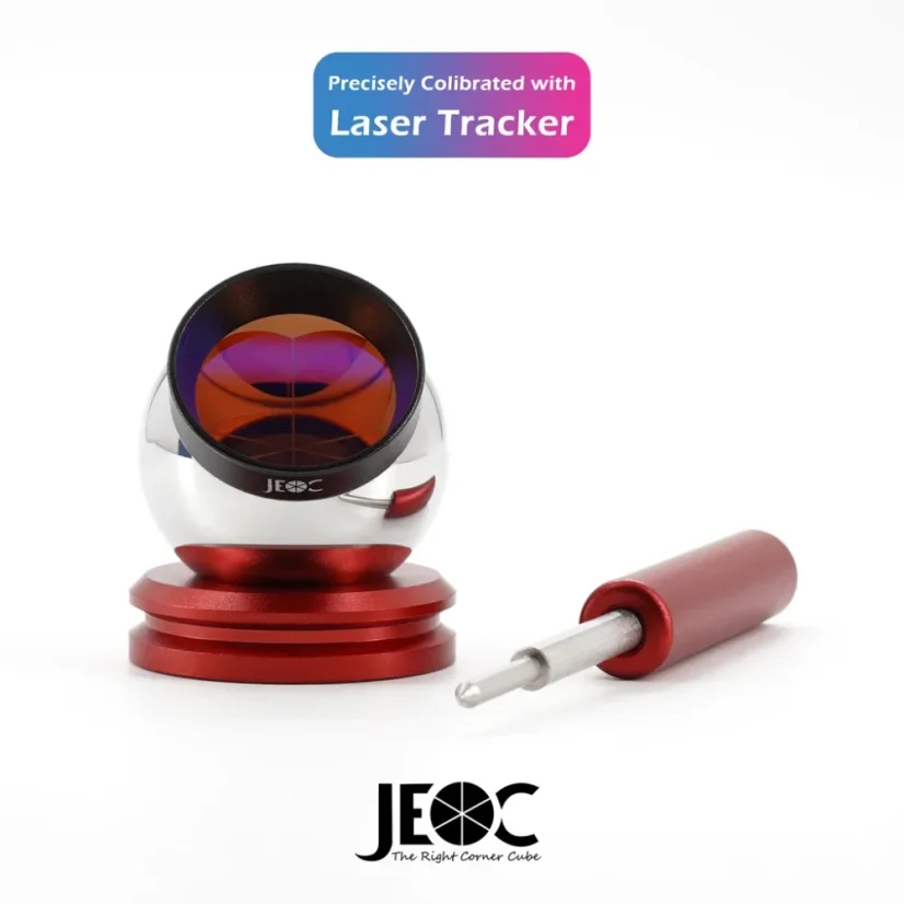 JEOC 1.5" guľový hranol (Leica) - JEOC 1.5" guľový hranol (Leica): hranol a podložka