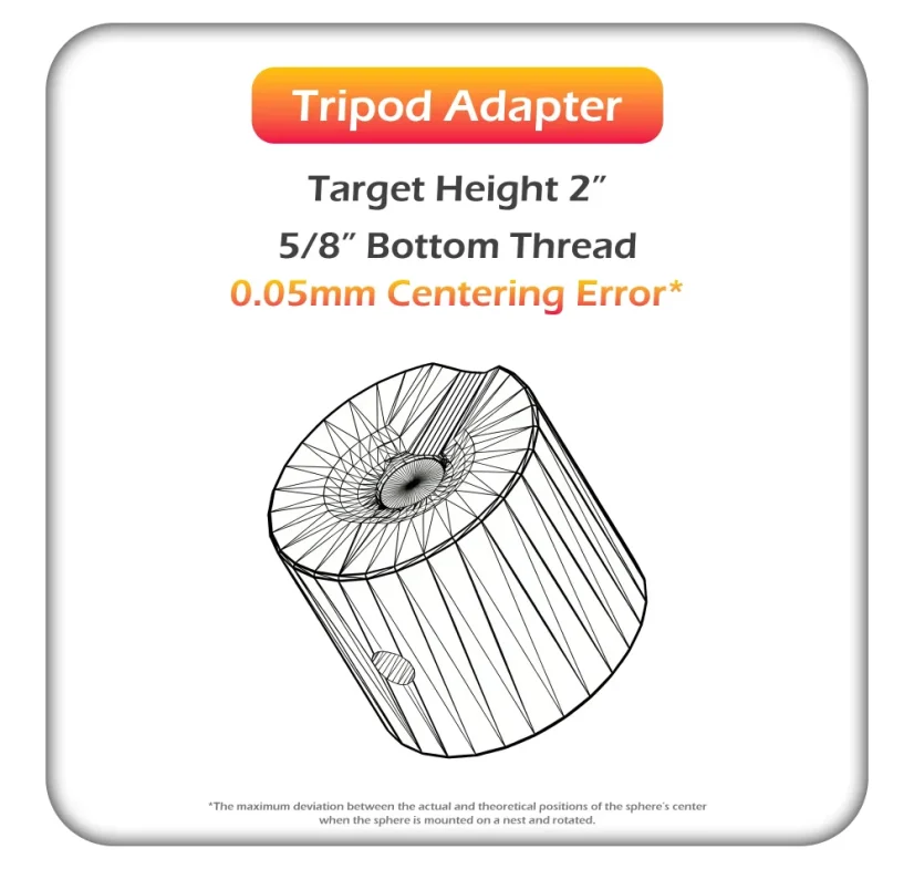 JEOC x DELTA - adaptér na guľový hranol s 5/8" závitom